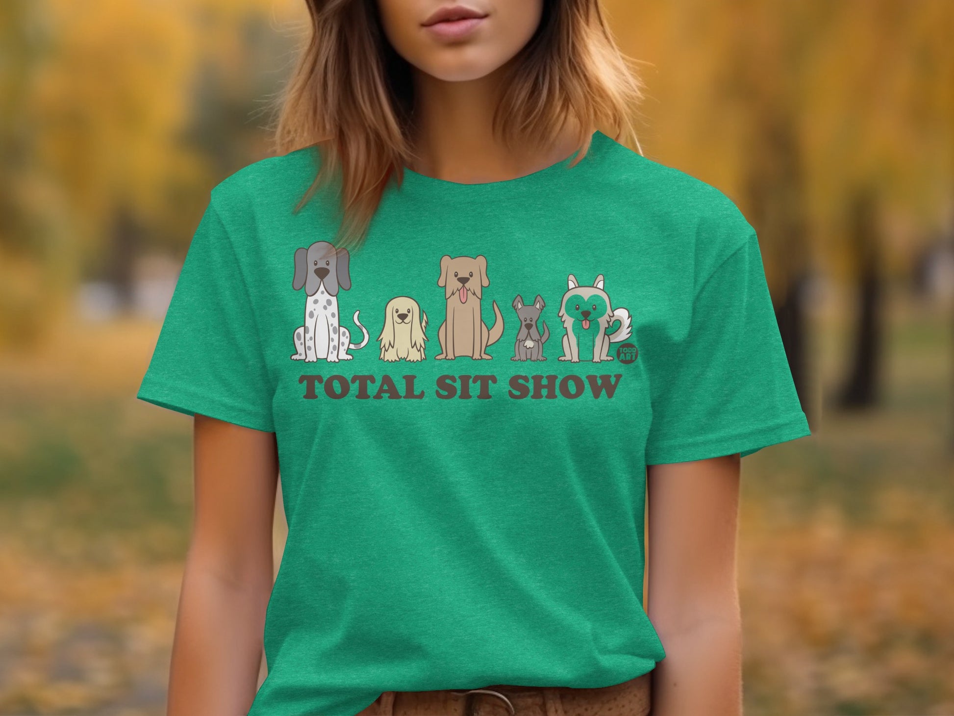 Humorous Total Sit Show Graphic Tee