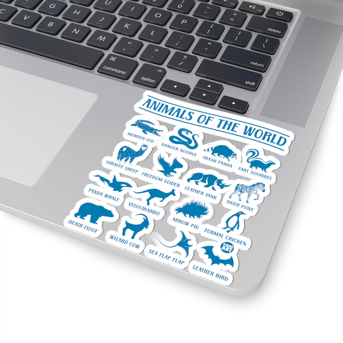 Murder LogTodd Art Sticker