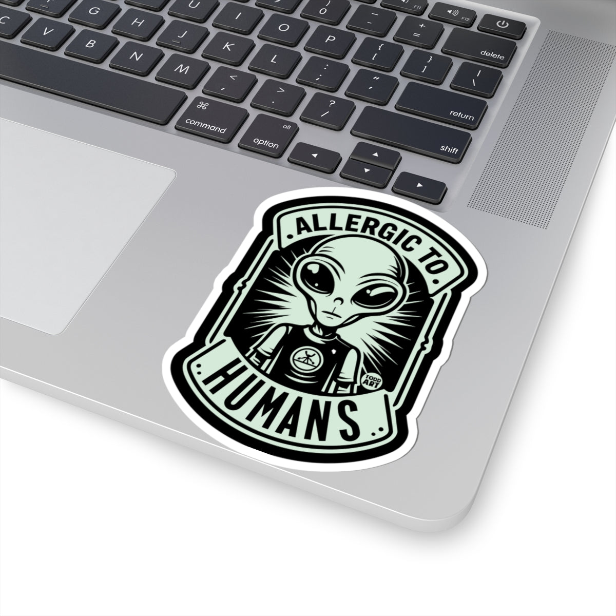 allergic-to-humans-alien-sticker