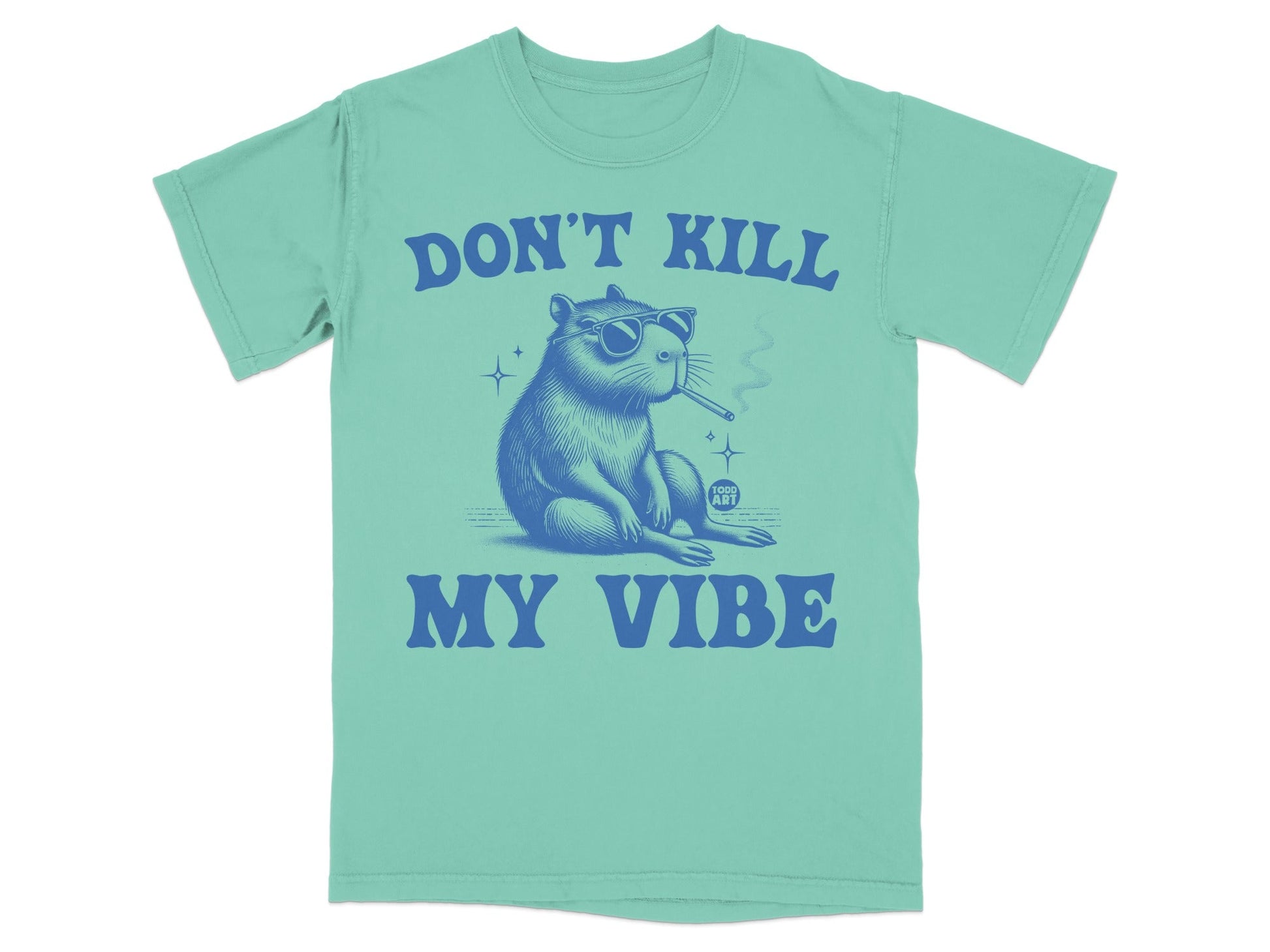 Don't Kill My Vibe Cool Mouse Graphic Tee Shirt