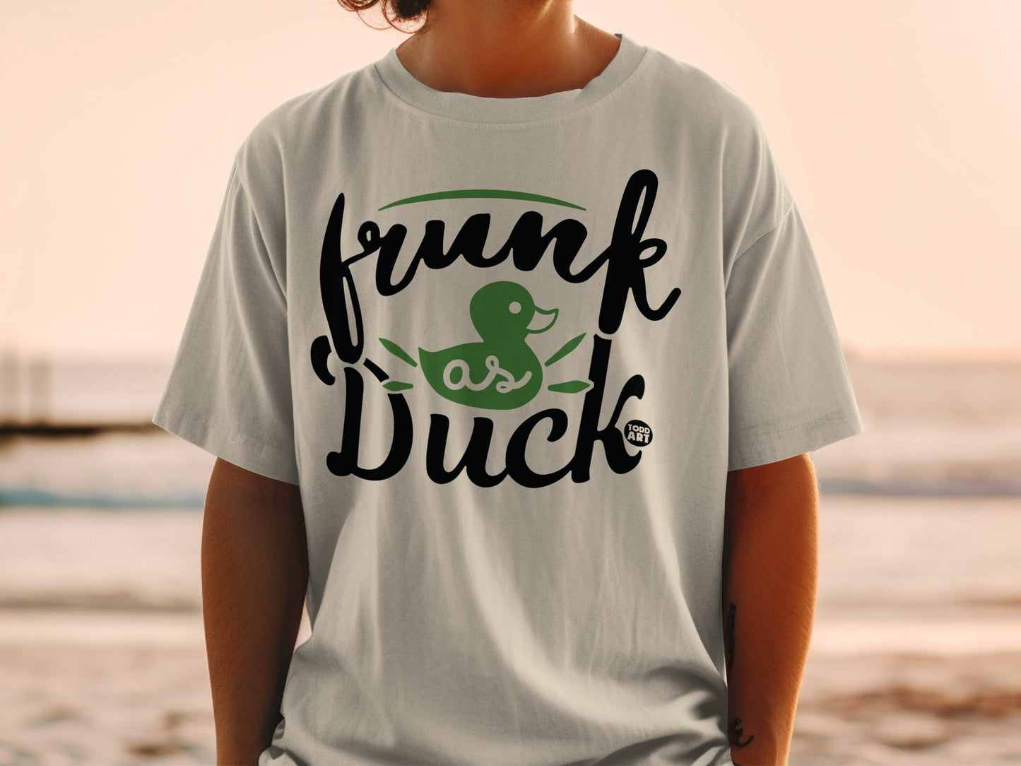 Funny Frunk as Duck Graphic Tee Casual Shirt Product
