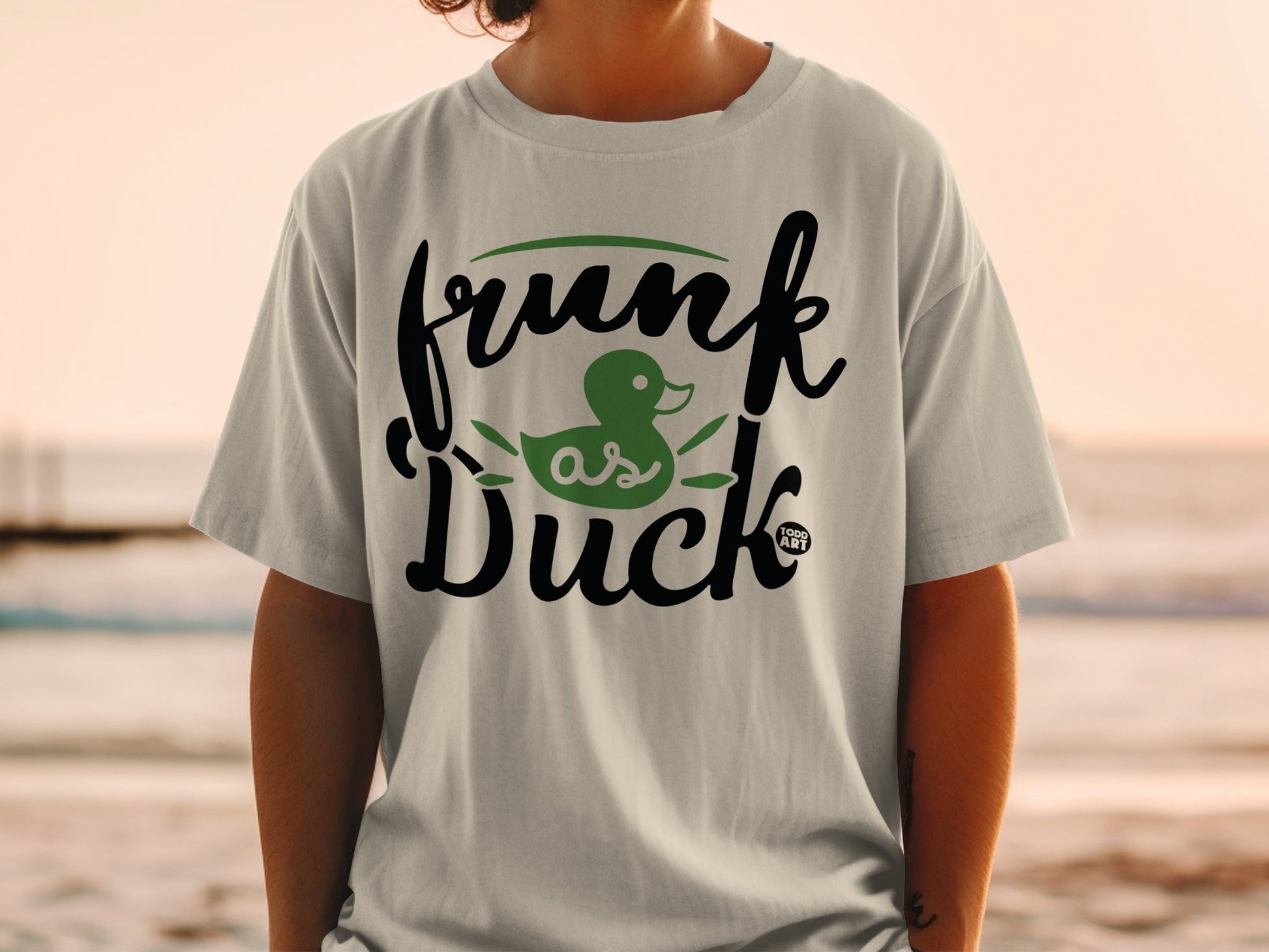 Funny Frunk as Duck Graphic Tee Casual Shirt Product