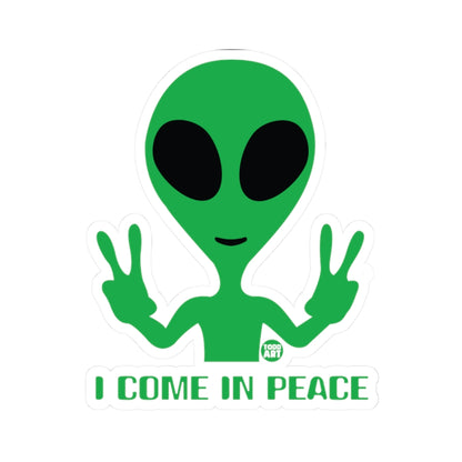 Friendly ExtraterrestrialTodd Art Sticker