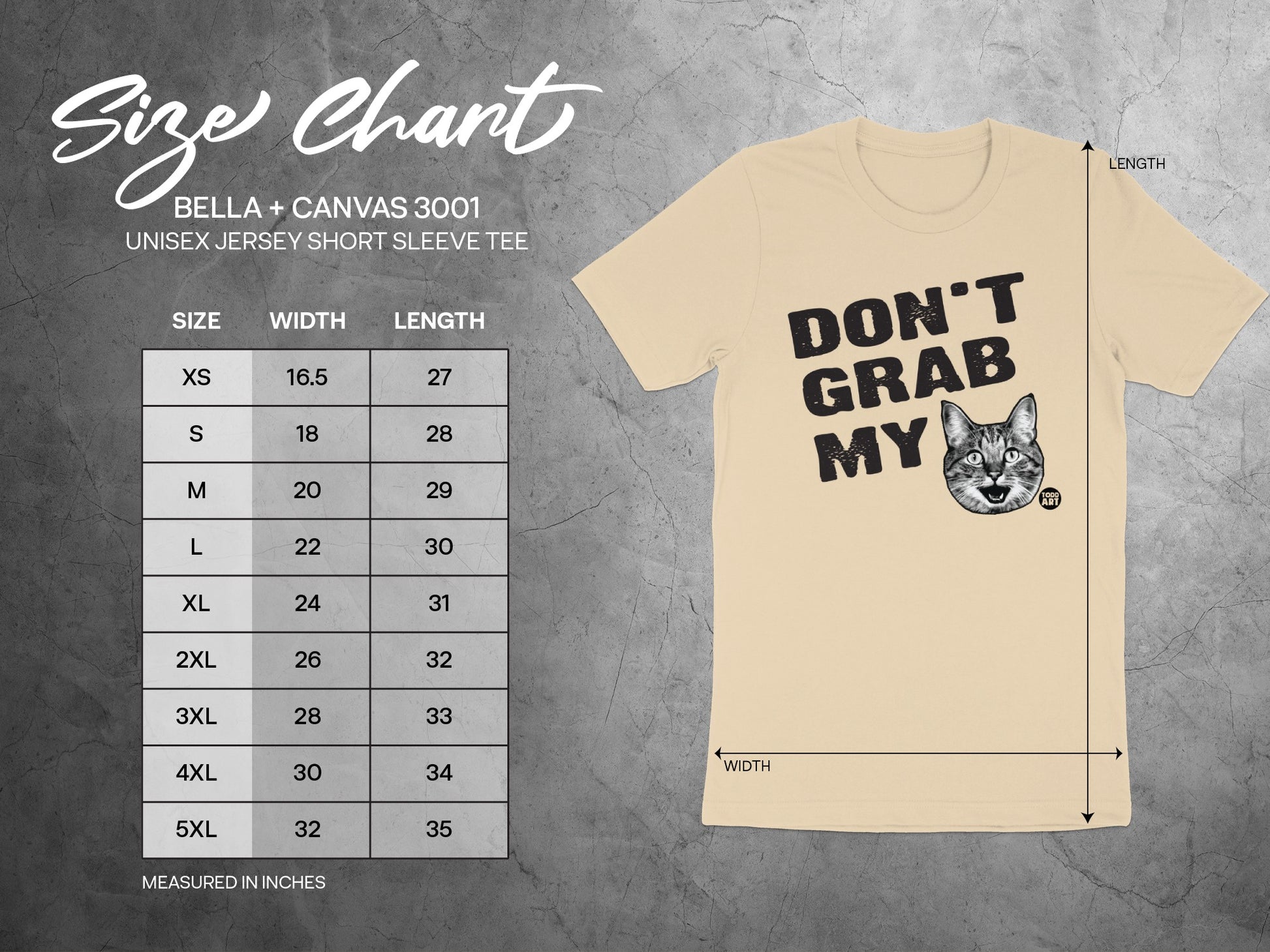 Classic Unisex Jersey Short Sleeve Tee with Cat Graphic
