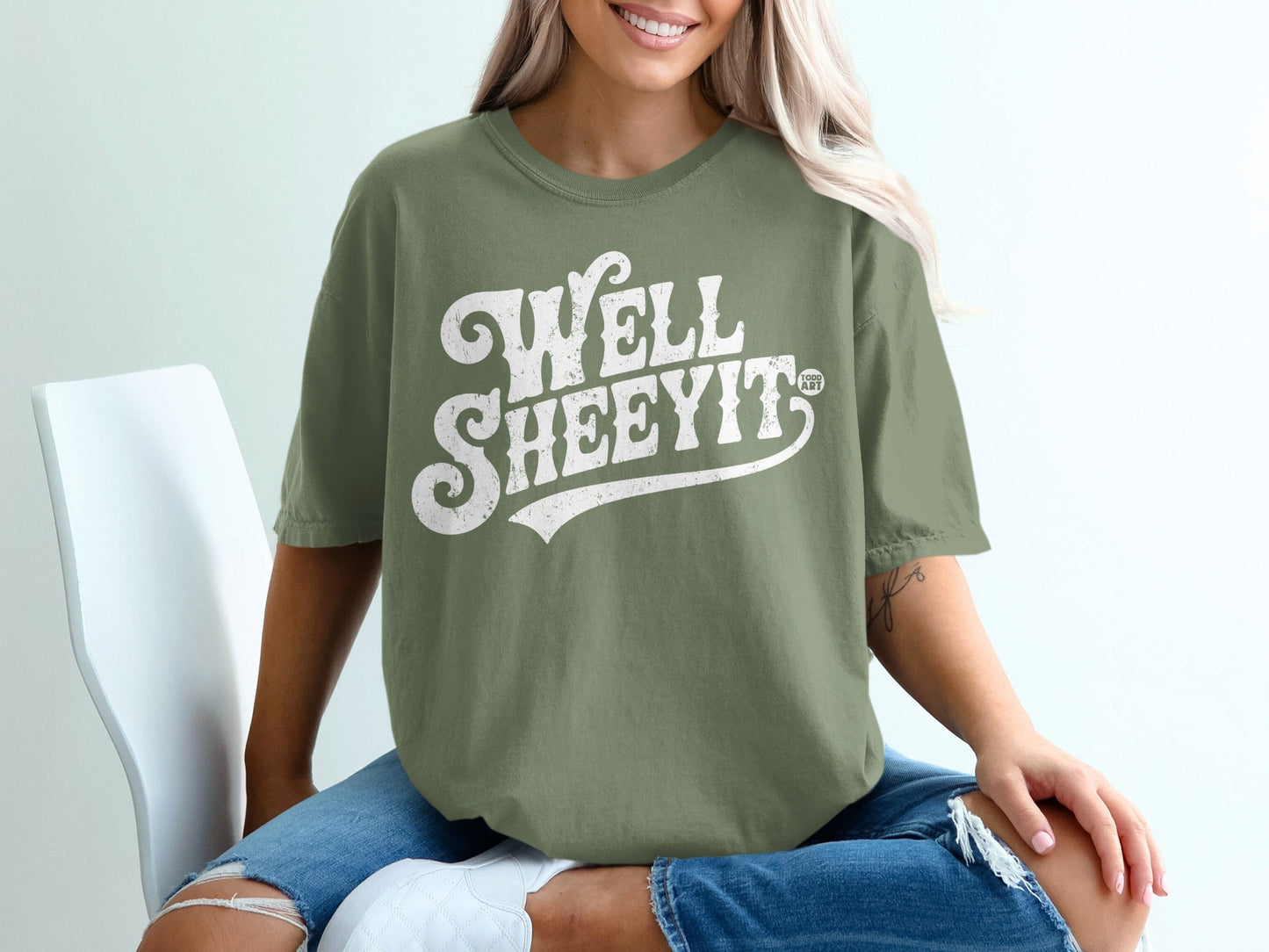 Well Sheeyit Graphic Unisex Casual T-shirt