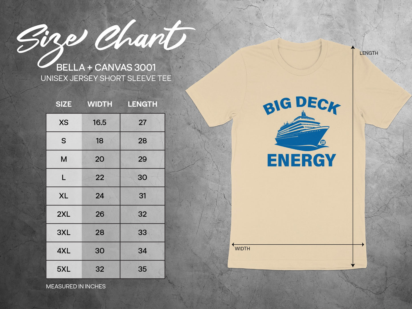 Big Deck Energy Unisex Jersey Short Sleeve Tee