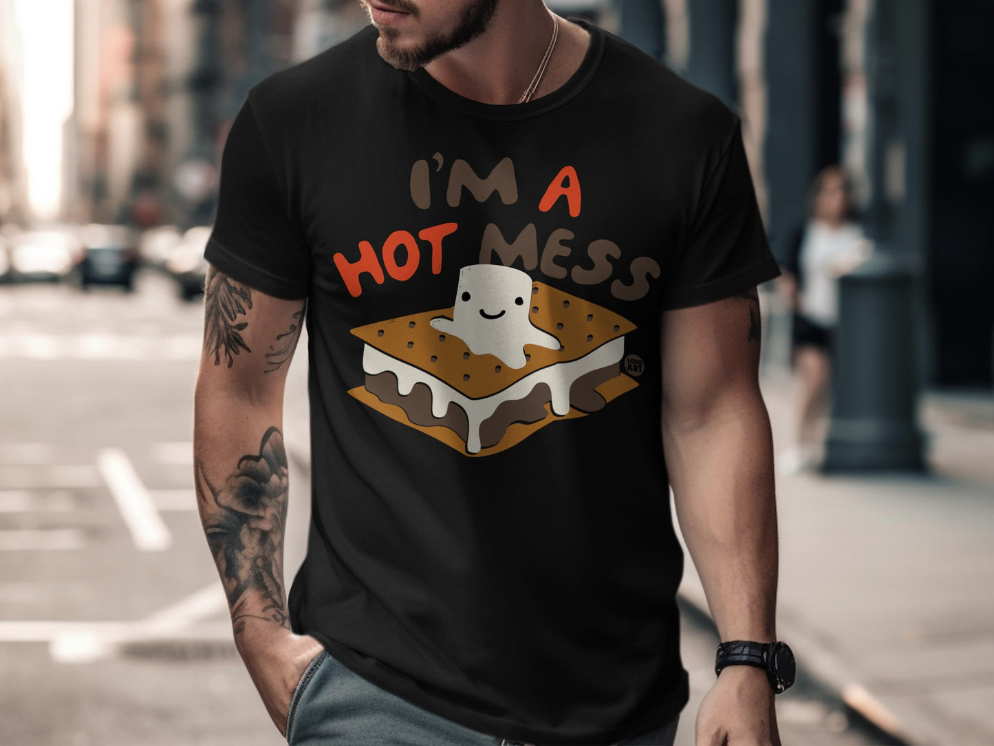 I'm a Hot Mess S'mores Graphic Tee Product