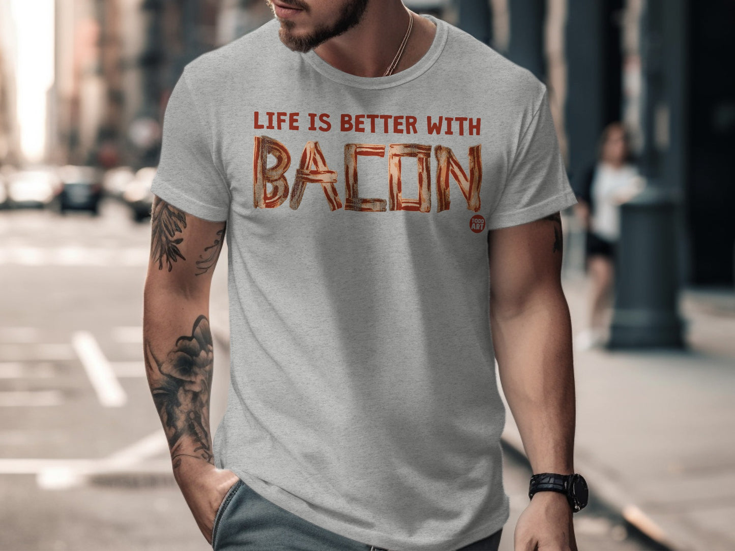 Life Is Better With Bacon Graphic T-shirt