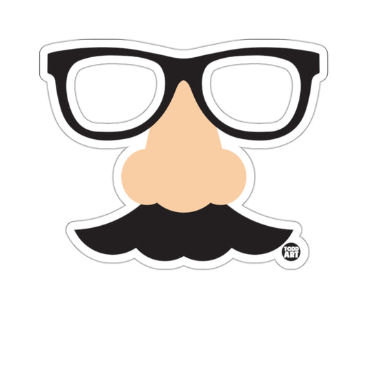 Novelty Glasses Nose Mustache Funny Disguise TODD ART 
