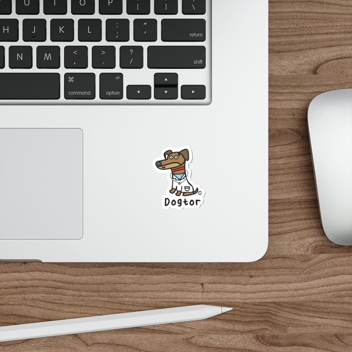 Dogtor Illustration Sticker for Laptops and Gadgets