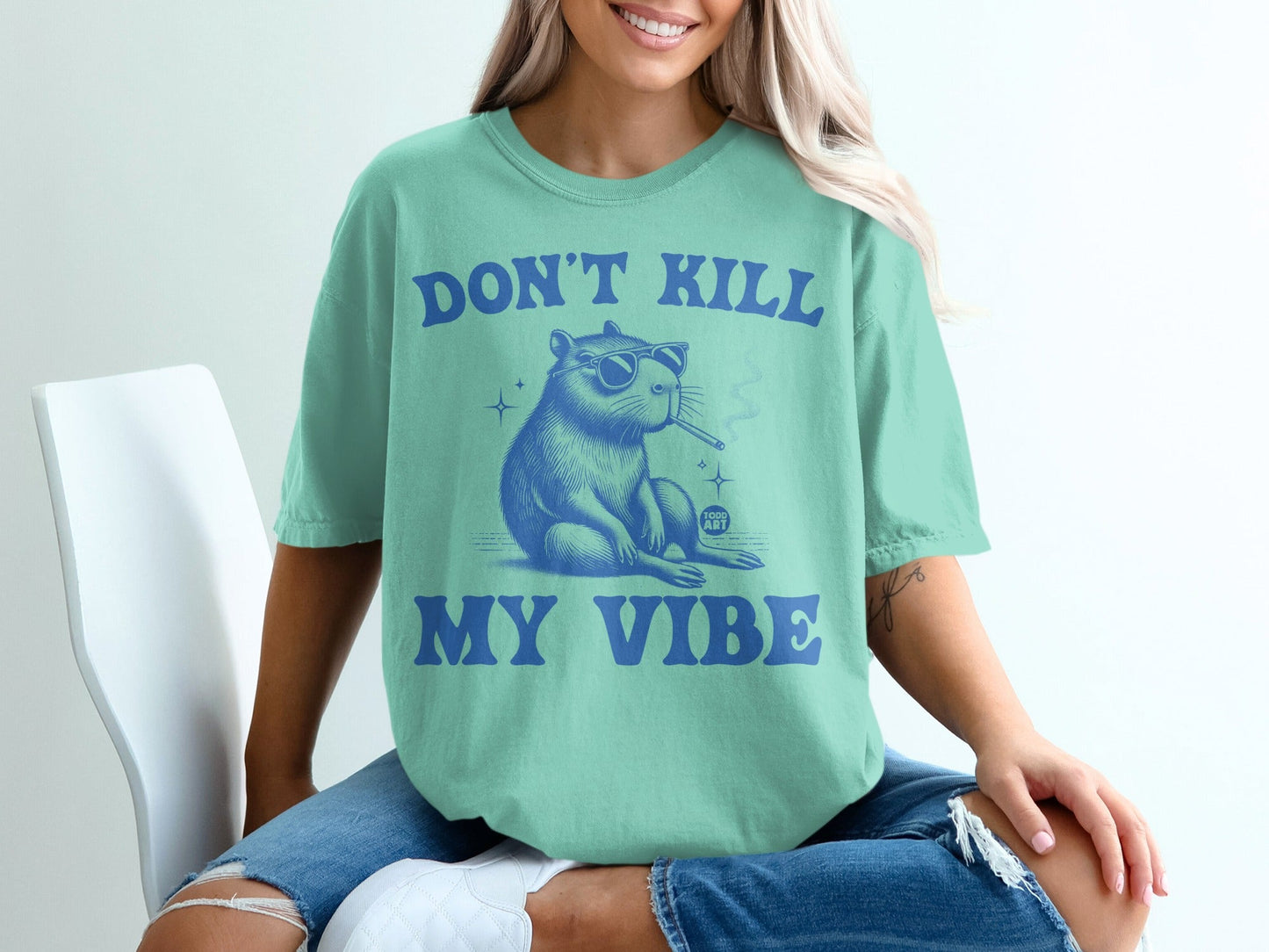 Don't Kill My Vibe Graphic Tee Shirt