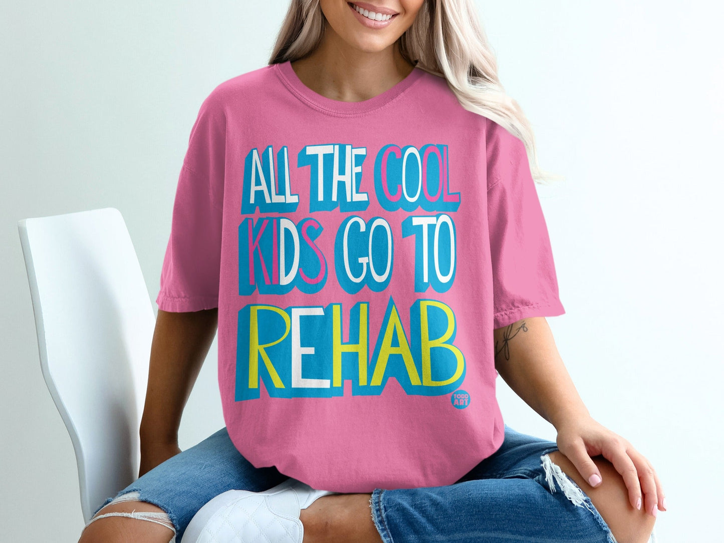 All the Cool Kids Go to Rehab Graphic T-Shirt