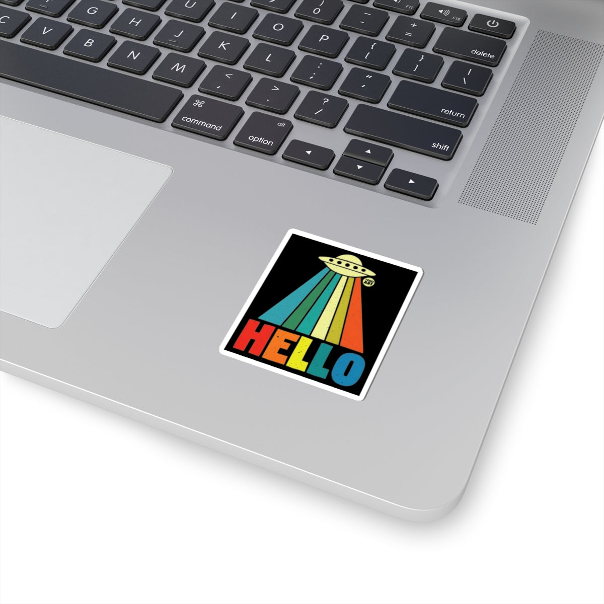 Hello from Space Todd Art Sticker