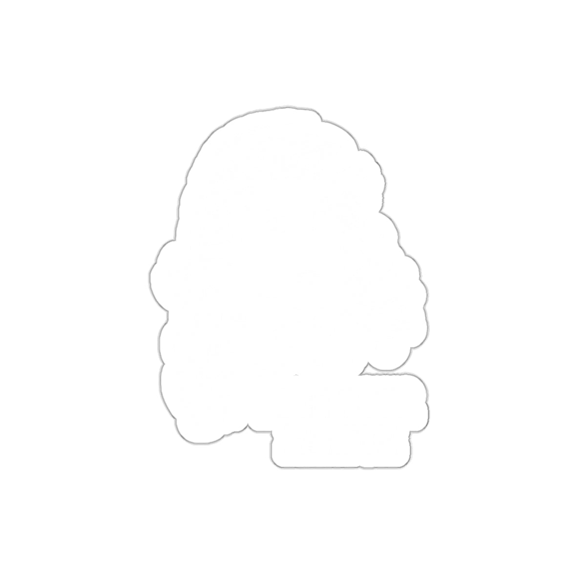 I Beg Your Parton Portrait Design Illustration sticker