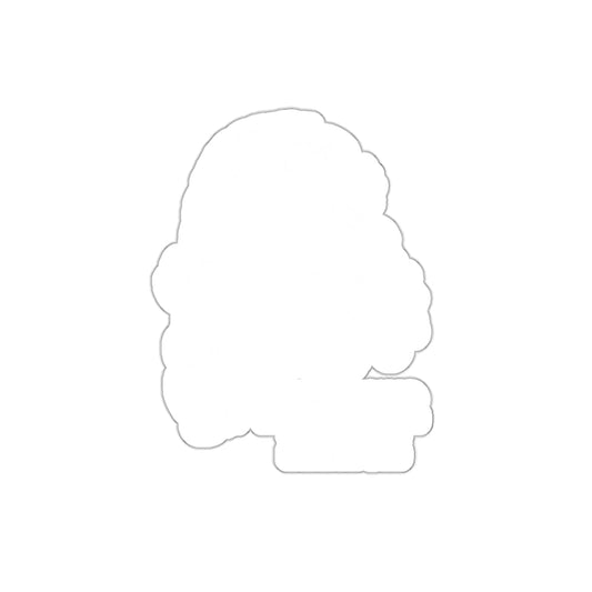 I Beg Your Parton Portrait Design Illustration sticker