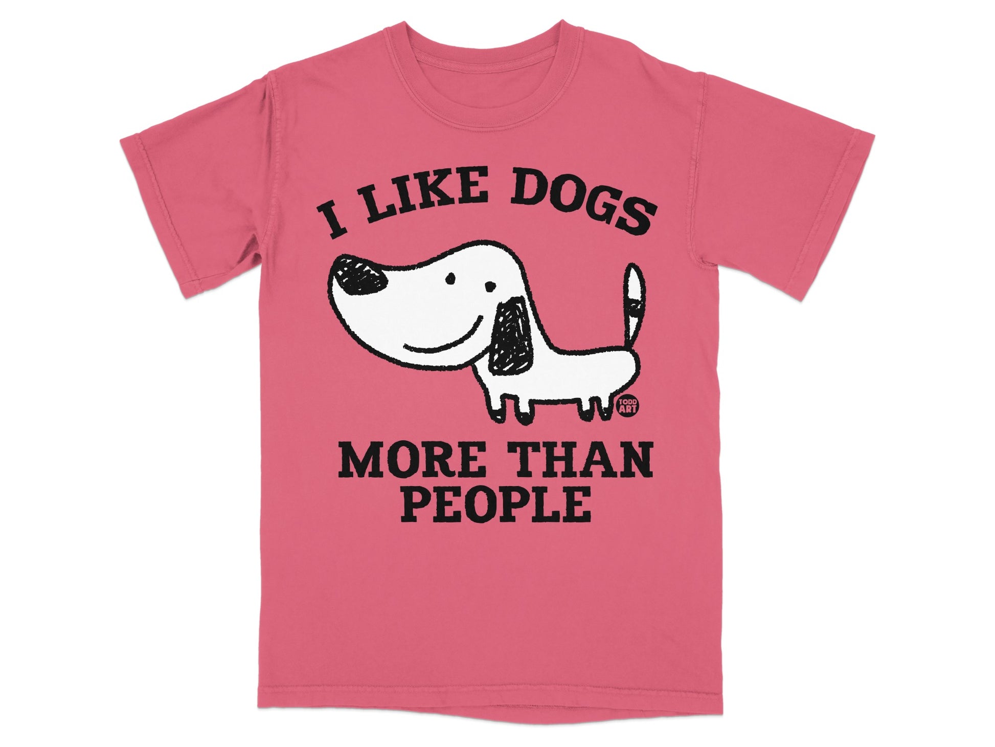 I Like Dogs More Than People Funny Graphic Shirt