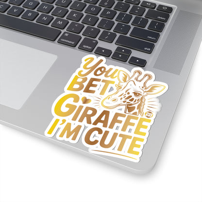 Adorable GiraffeTodd Art Sticker