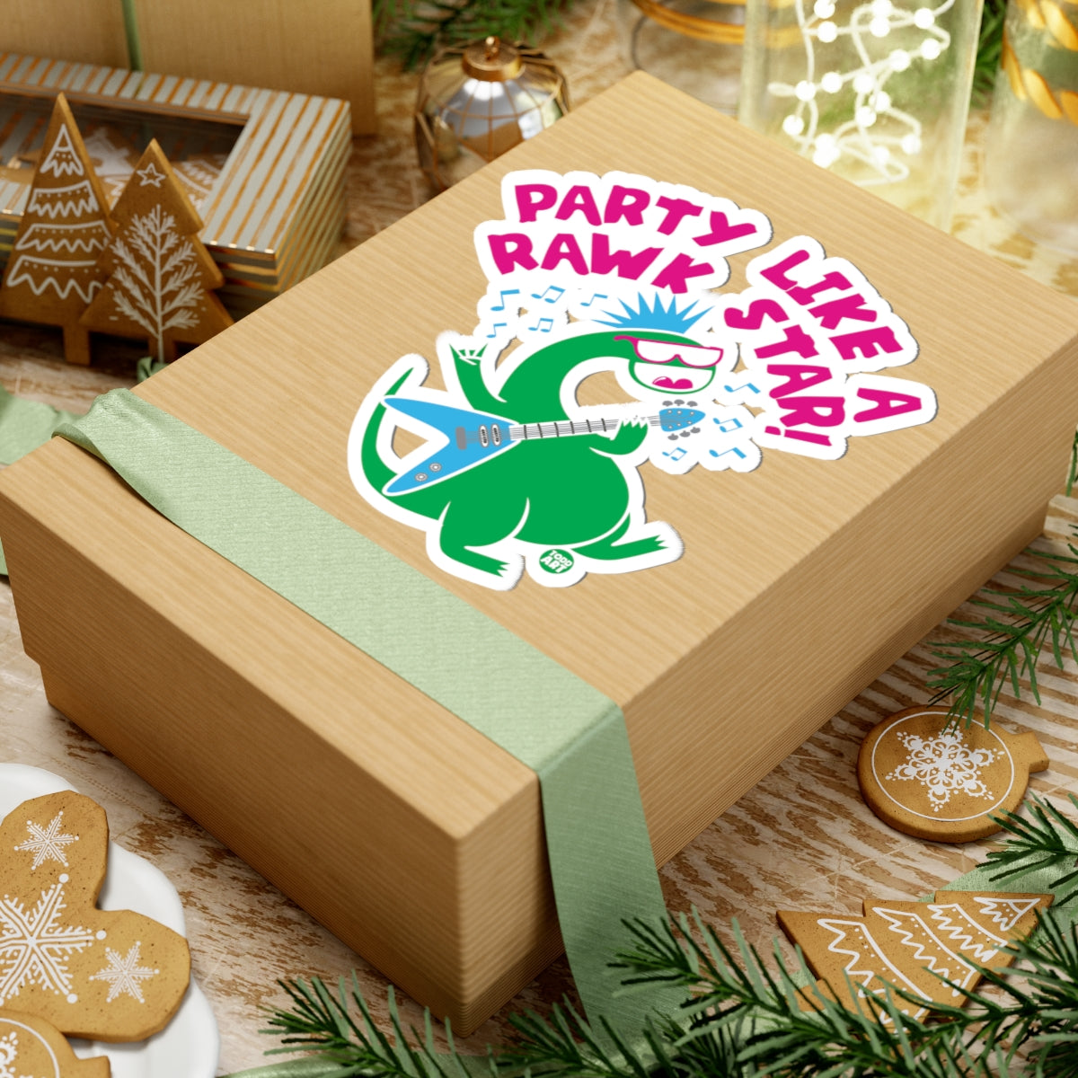 Party Rawk StarTodd Art Sticker