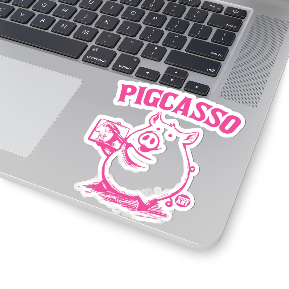 PiggassoTodd Art Sticker