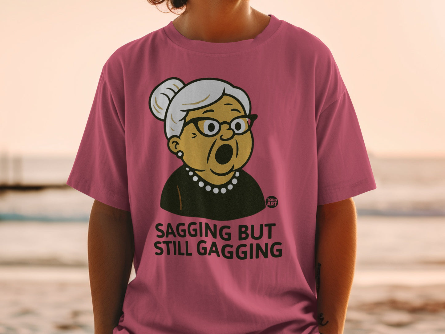 Shocked Cartoon Grandma SAGGING BUT STILL GAGGING product type