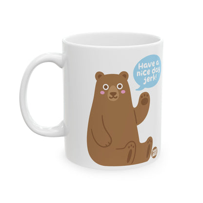 Friendly Bear Greeting Todd Art Mug