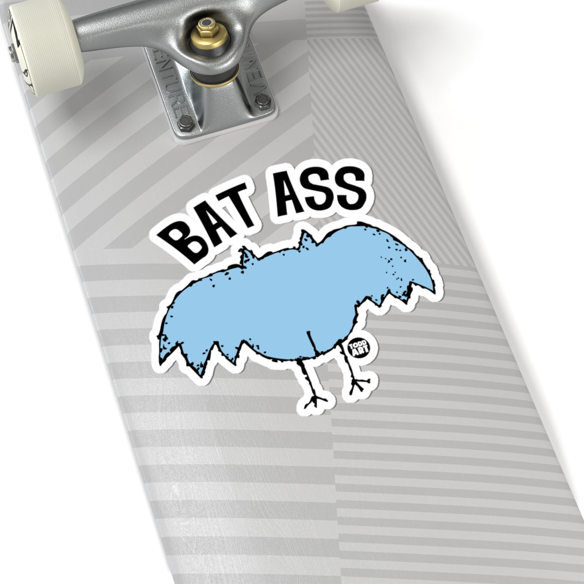 Bat AssTodd Art Sticker