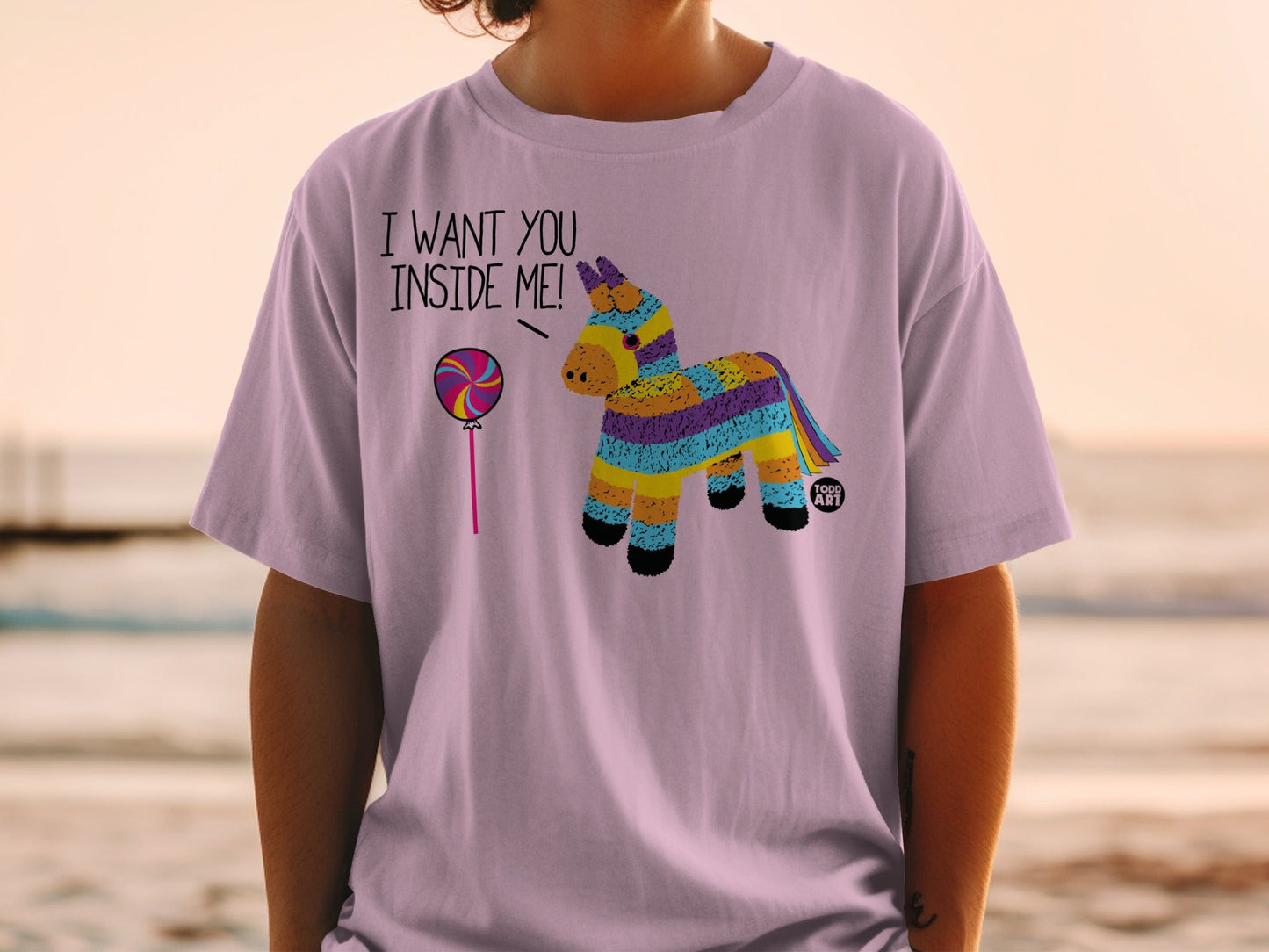 I Want You Inside Me Todd Art T-shirt for Casual Wear