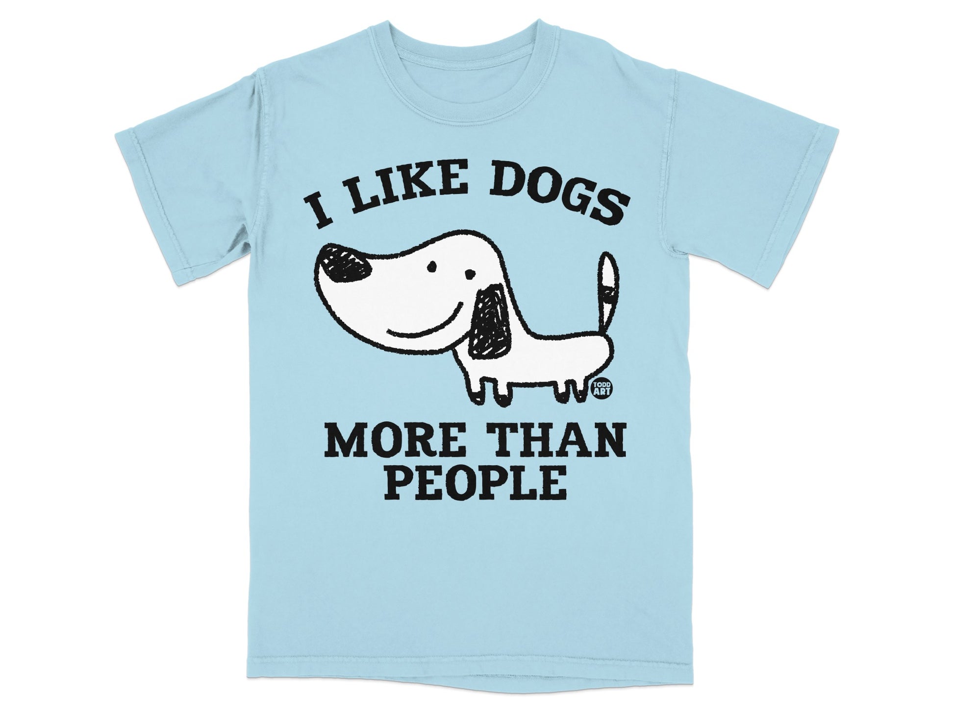 I Like Dogs More Than People Funny T-Shirt