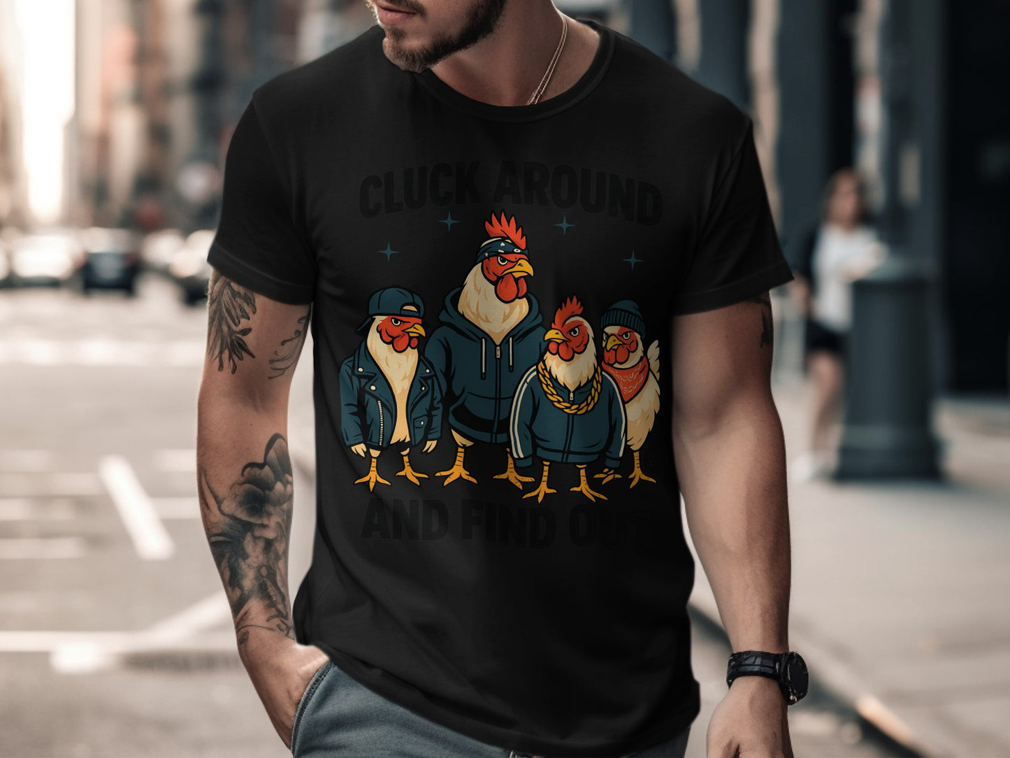 Cluck Around and Find Out Funny Animal T-Shirt