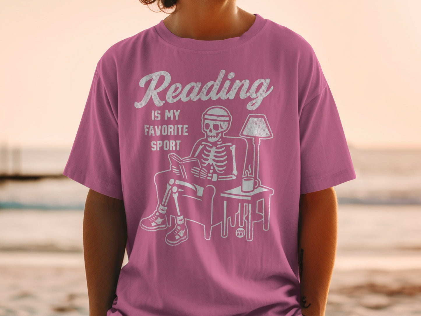 Reading Is My Favorite Sport Graphic T-Shirt