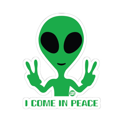 Friendly ExtraterrestrialTodd Art Sticker