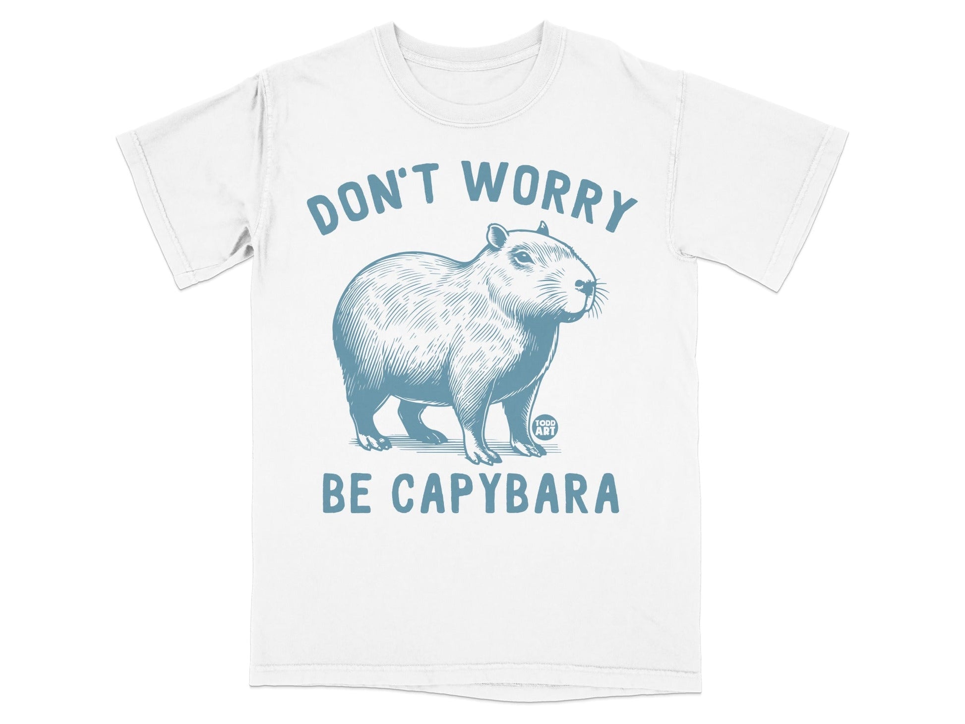 Don't Worry Be Capybara Funny Animal T-Shirt