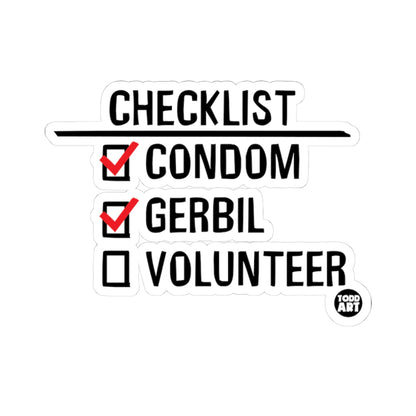 ChecklistTodd Art Sticker