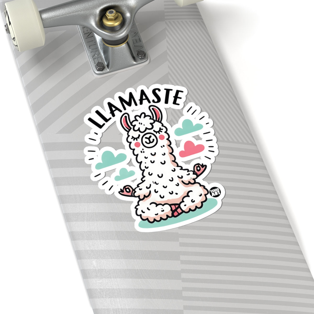 Llama NamasteTodd Art Sticker