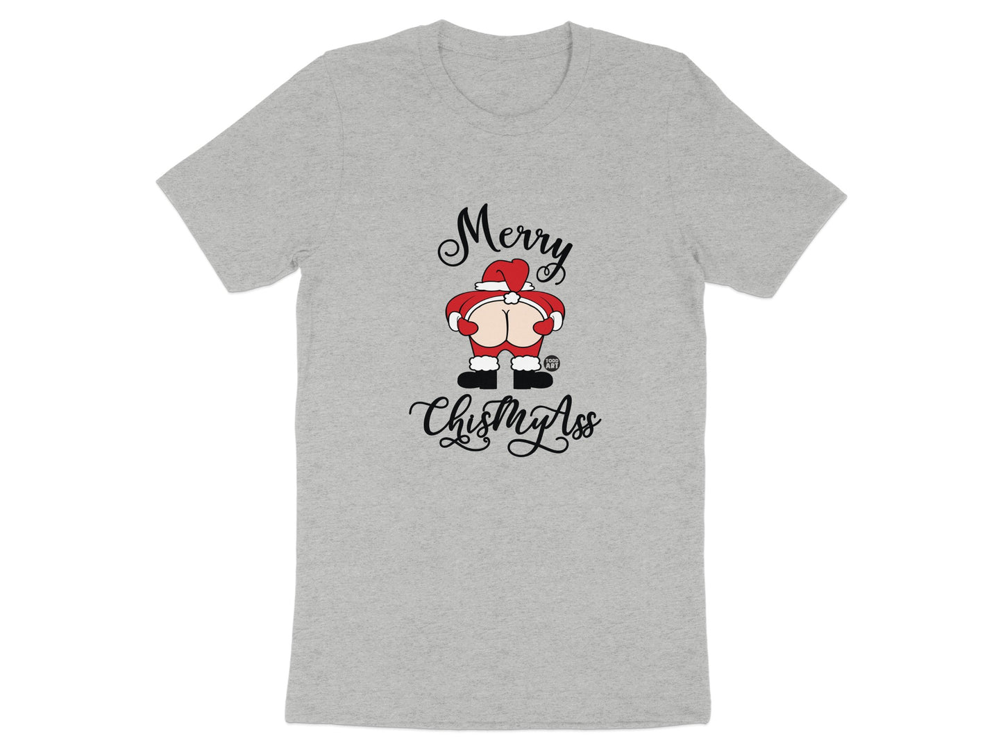 Merry Christmas Santa Butt Graphic T-shirt