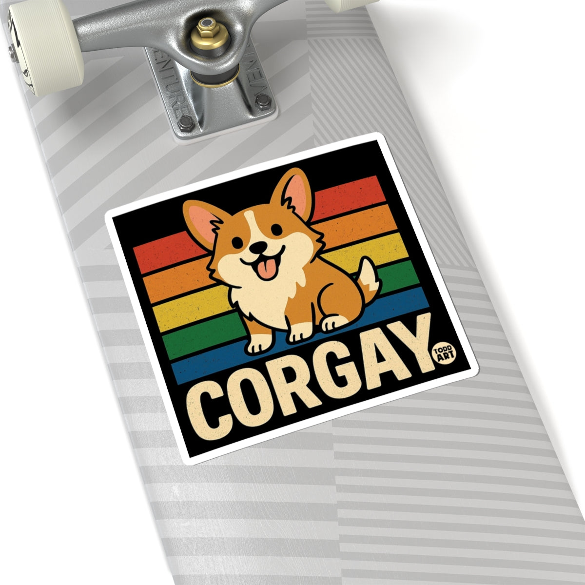 Corgay Todd Art Sticker