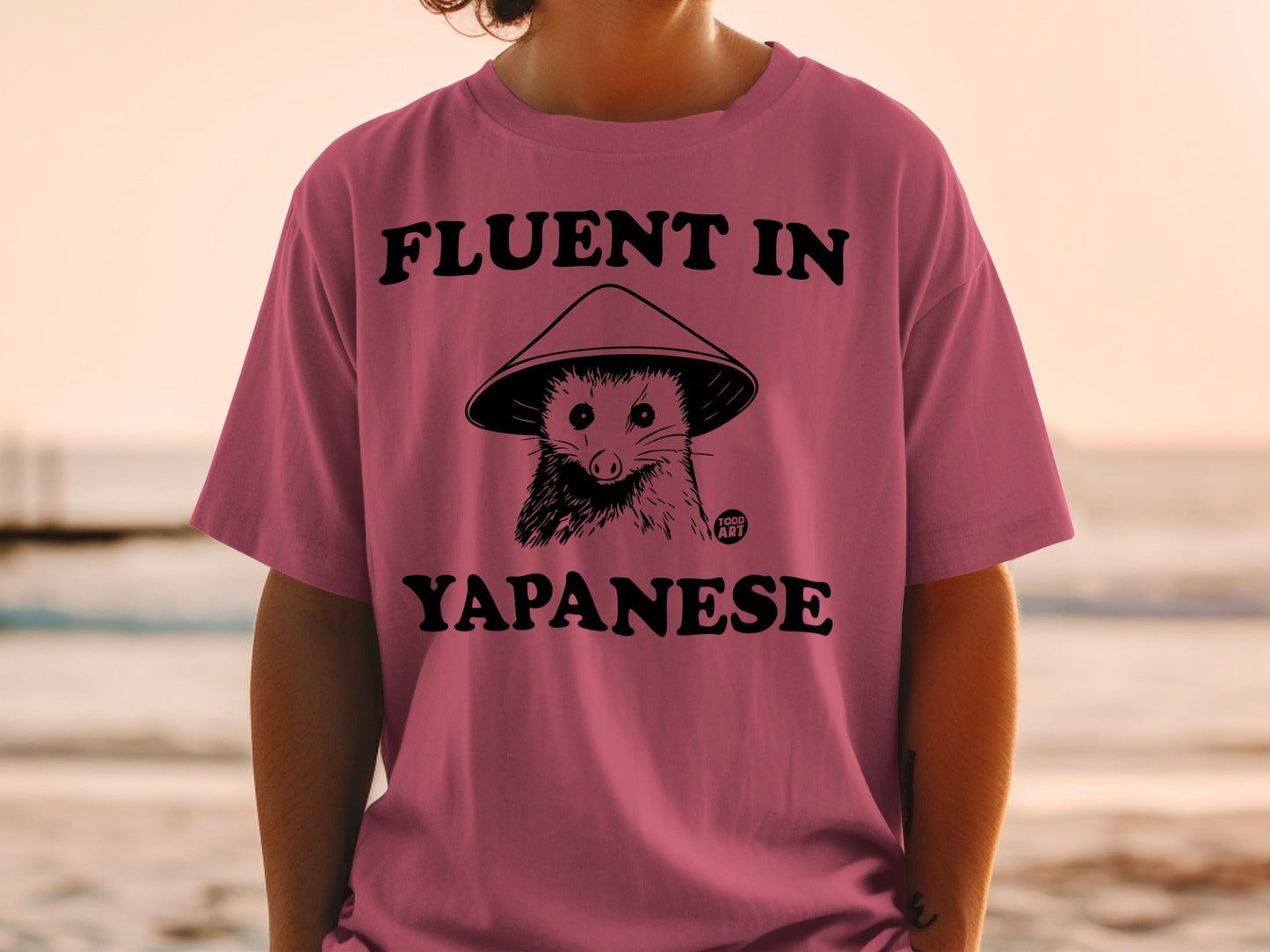 Fluent In Yapapanese Funny Graphic T-Shirt Product