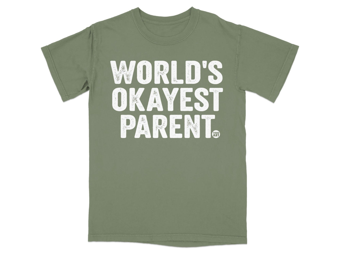 World's Okayest Parent Graphic Tee Shirt
