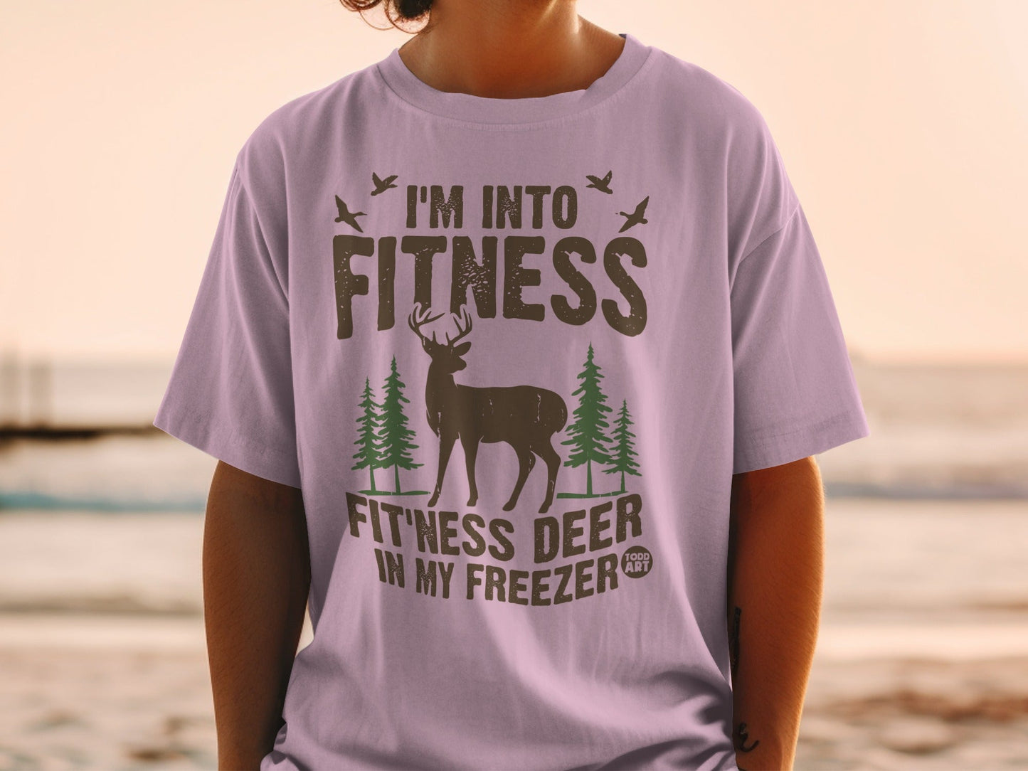 I'm Into Fitness Fitness Deer In My Freezer Shirt