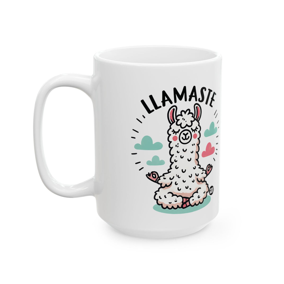 Llama Namaste Meditation Todd Art Mug