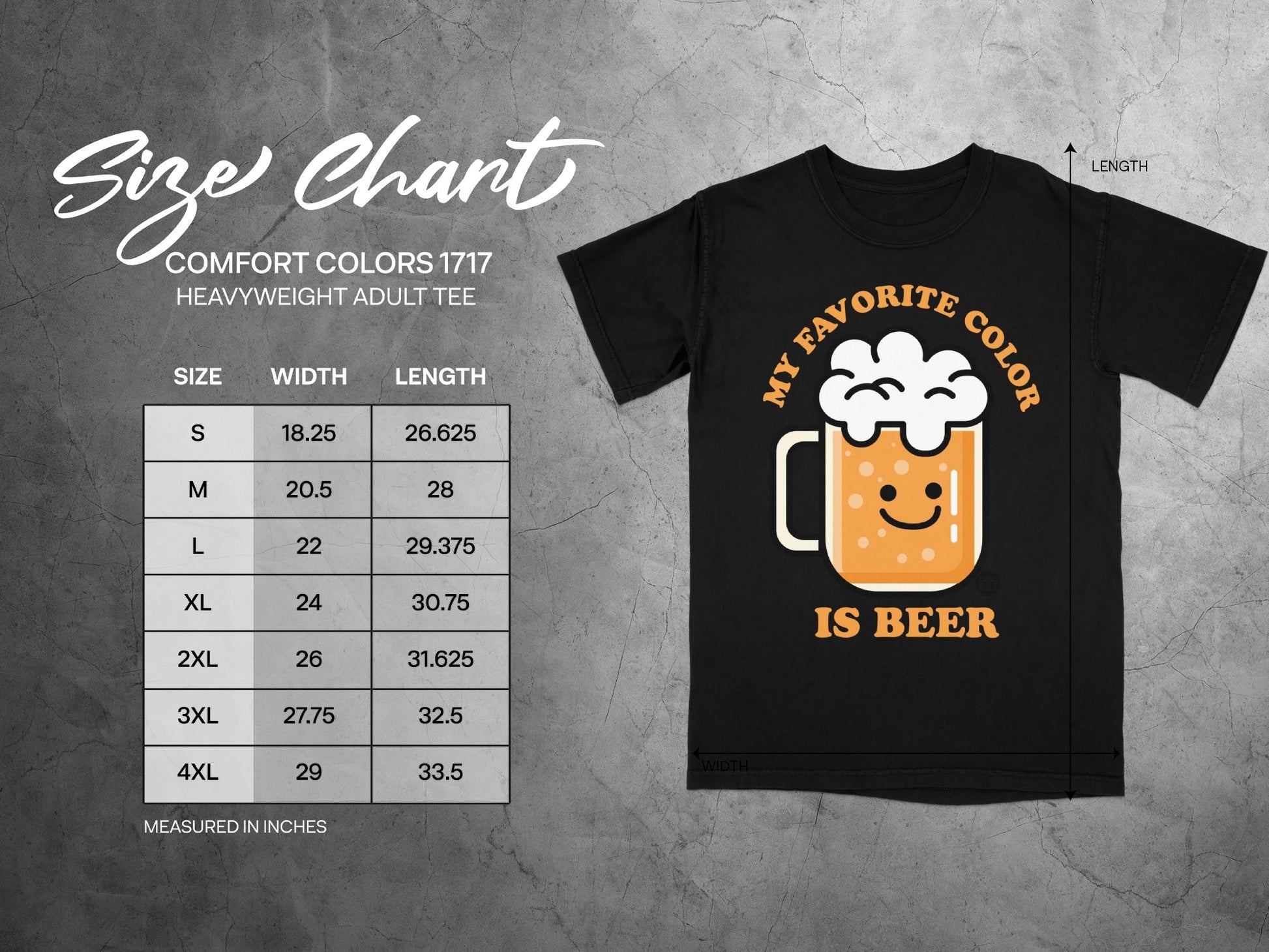 My Favorite Color Is Beer Humorous Graphic Tee