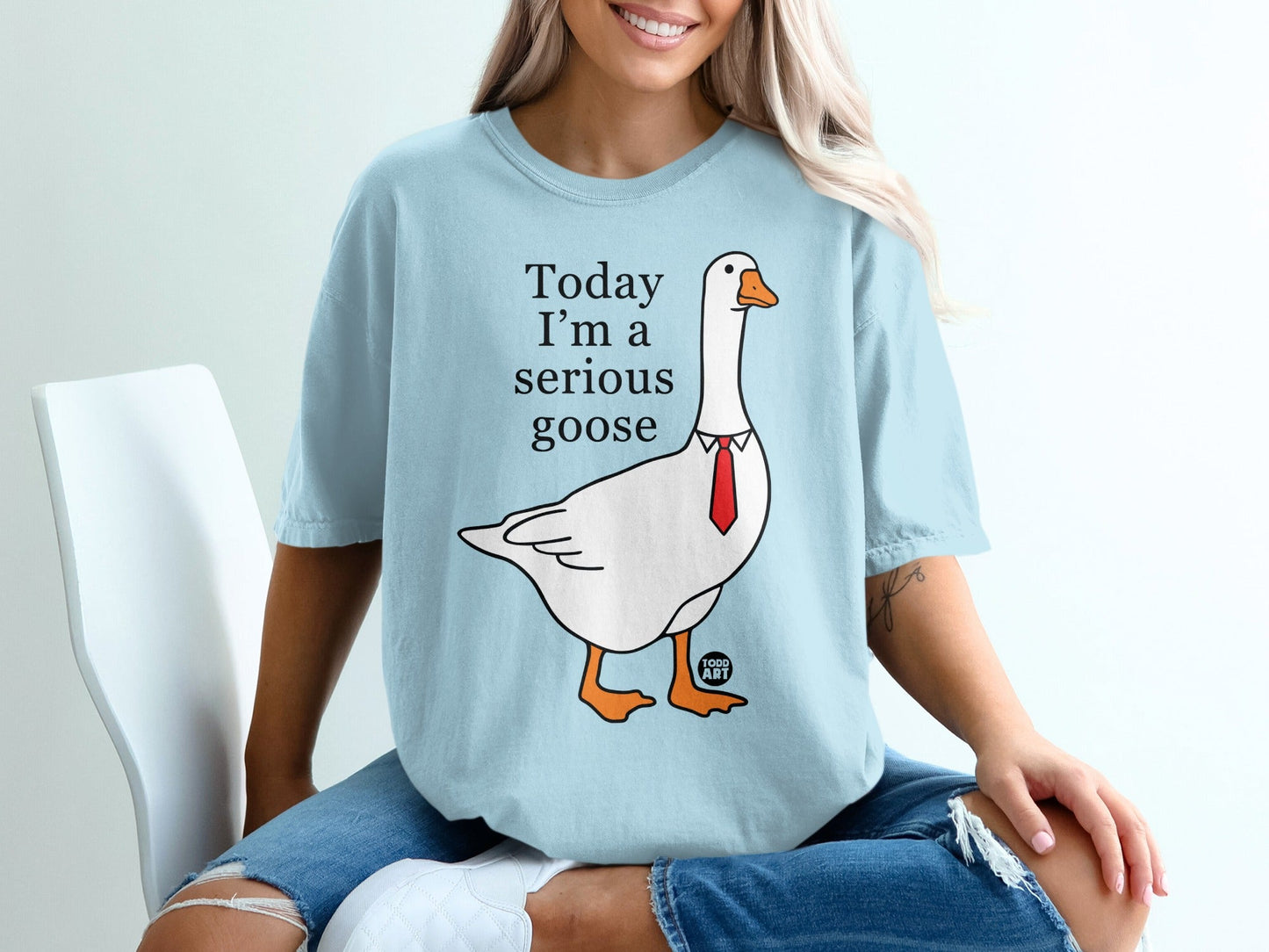 Today I'm a Serious Goose Funny Graphic T-Shirt