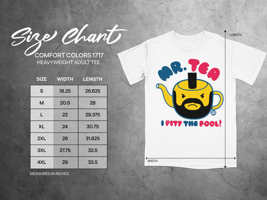 Mr. Tea Teapot I Pity The Fool Graphic product type