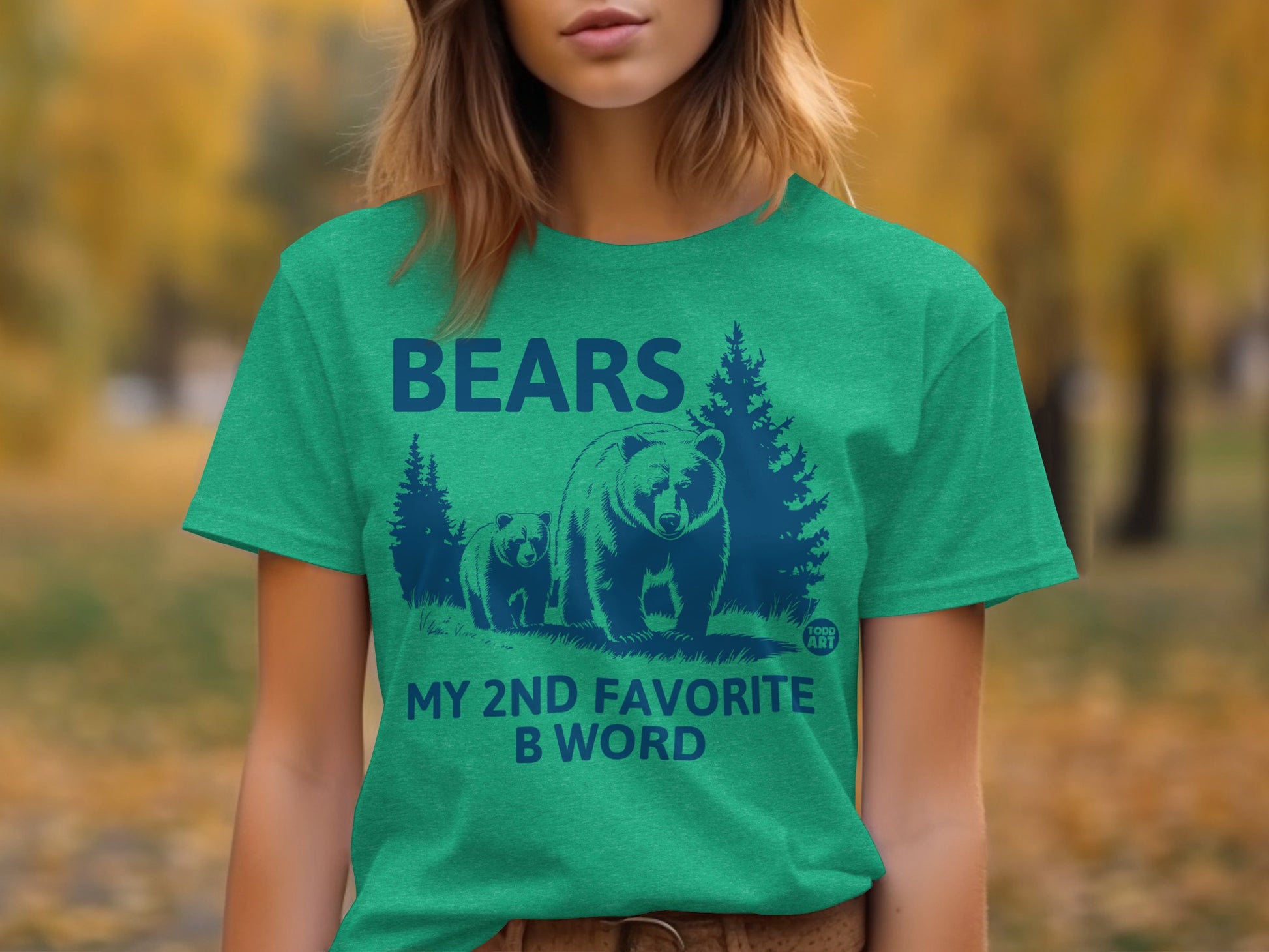 Bears My 2nd Favorite B Word Graphic T-Shirt