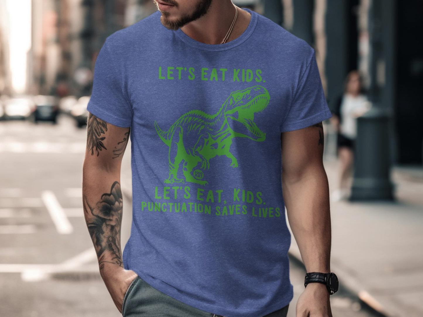 Let's Eat Kids Punctuation Saves Lives T-shirt product