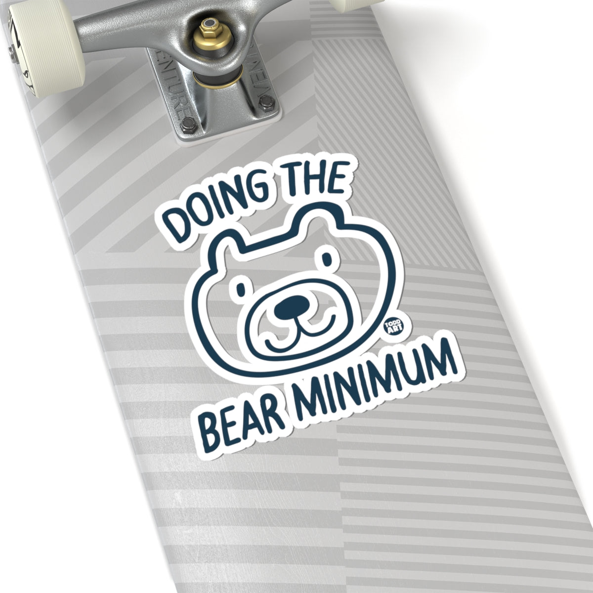 Bear MinimumTodd Art Sticker