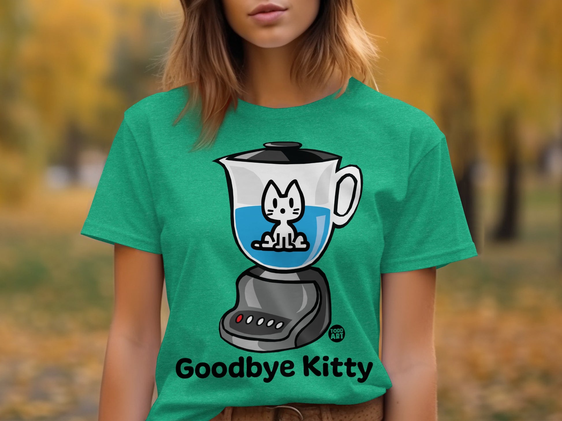 Goodbye Kitty Blender Graphic T-Shirt
