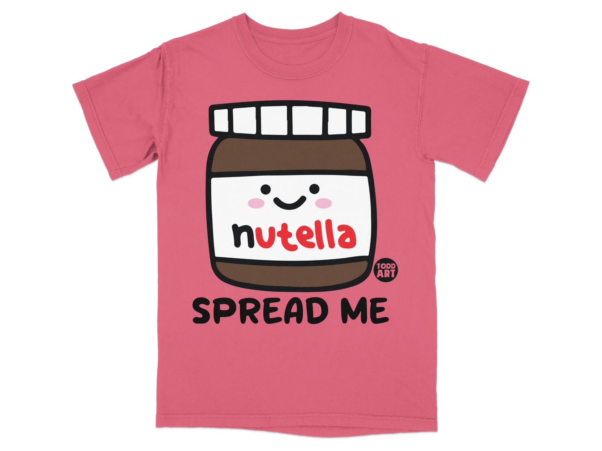 Cute Nutella Spread Me Graphic T-Shirt for Fun-Lovers