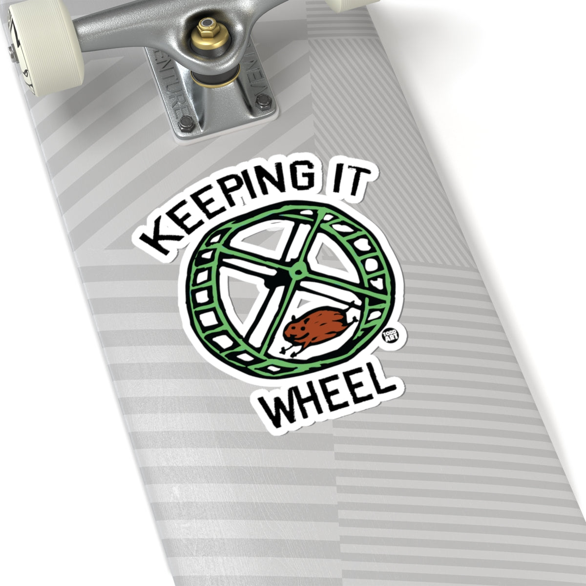 Shell SpinnerTodd Art Sticker