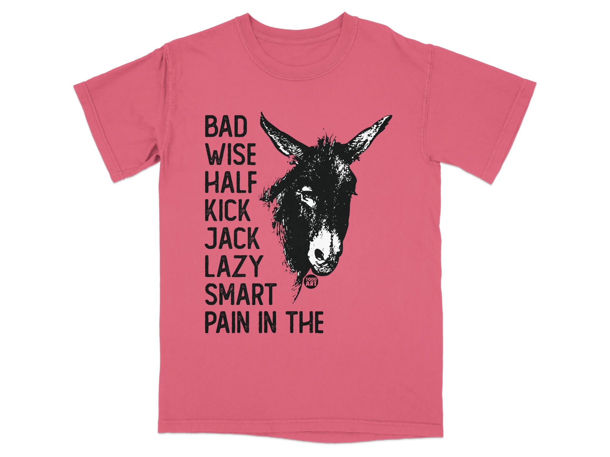 Bad Wise Half Kick Jack Lazy Smart Pain Graphic T-shirt